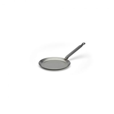 Сковорода для блинов d=18 см. h=1,5 см. 0,35 л. белая сталь (индукция) Carbone Steel De Buyer /1/5/
