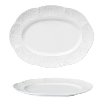 Блюдо овальное 36*27 см h2,8 см Gold Aristocrat Noble [1]