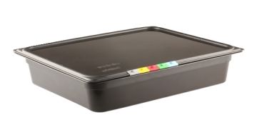 Гастроемкость 1/2 h= 65 мм. 3,8 л. п/п черная /1/14/