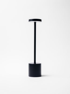 Лампа настольная d=8 см. h=34 см. 3 цвета, сенсорная регулировка яркости, алюм., черная LED METAL MGline /1/20/ АКЦИЯ