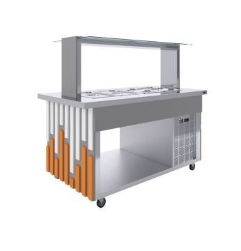 Салат-бар тепловой Luxstahl СБТ-1500 Premium