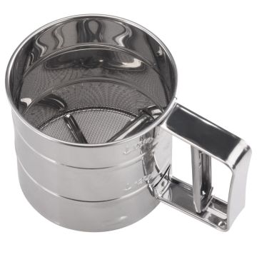 Сито  10,5 см кружка h9,5 см с механизмом нерж. мелкая сетка P.L. Proff Cuisine