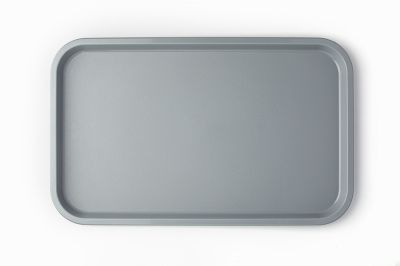 Поднос 52,5*32,5 см. серый поверхность шагрень (107) MGprof /1/10/