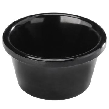 Соусник  70 мл d 7 см h3,7 см круглый пластик черный P.L. Proff Cuisine