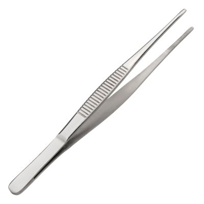 Щипцы (пинцет) 16 см. прямые, нерж. MGsteel /1/100/