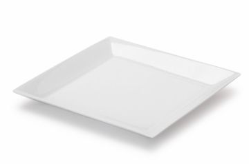 Тарелка 27х27 см Quadro, шпатовый фарфор