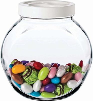 Банка для сыпучих прод. 2140 мл. с пластик. крышкой Белла /1/6/180/ Банка для сыпучих прод. 2140 мл. с пластик. крышкой Белла /1/6/180/