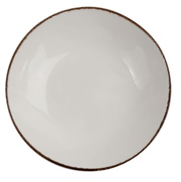 Тарелка Fortuna 17 см бежевая, керамика