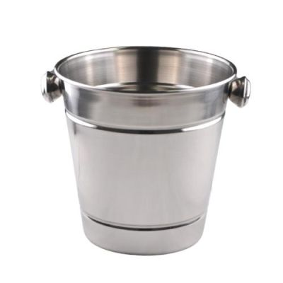 Ведро для льда 1,6 л. нерж. d=14 см. MGsteel /1/48/ АКЦИЯ