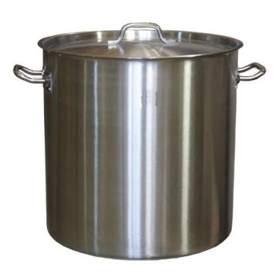 Котел 50 л. нерж. d=40 см. h=40 см. тройное дно с крышк. (индукция) MGsteel /1/