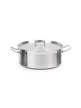 КОТЕЛ 14л низкий нерж. тройное  дно d=360 h=140, ИНДУКЦИЯ, LUXSTAHL