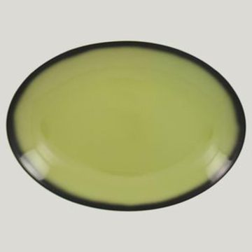 Блюдо овальное RAK Porcelain LEA Light green (зеленый цвет) 32 см