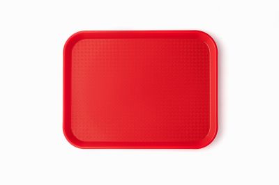 Поднос 34,5*26,5 см. красный поверхность классик (163) MGprof /1/10/