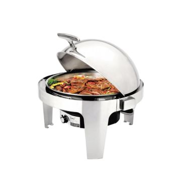 Мармит электрический 6,8 л круглый с откидной Roll-top крышкой нерж. 88 Series SUNNEX