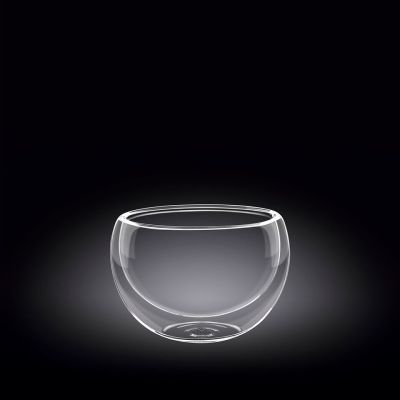Салатник d =85 мм. 250 мл. h=75 мм. с двойными стенками Термостекло Wilmax /6/96/