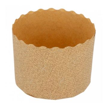 Форма для выпечки коричневая 95 г, d 6 см, h 4,5 см, прессованная бумага 95 г/см2, 100 ш