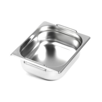 ГАСТРОЕМКОСТЬ 1/2х4'' 327х265х100 с ручками Luxstahl ГАСТРОЕМКОСТЬ 1/2х4'' 327х265х100 с ручками Luxstahl