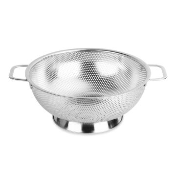 Дуршлаг 25,5 см h12 см нерж. на подставке круглый 2 ручки P.L. Proff Cuisine