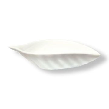 Соусник 20 мл 10*4,5 см h2 см "Лист" белый фарфор P.L. Proff Cuisine [16]