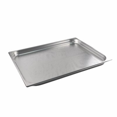 Гастроемкость 2/1 h= 40 мм. 12 л. нерж. перфорир. d=4 мм. MGsteel /1/