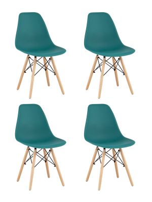 Стул Eames Style DSW темно-бирюзовый x4