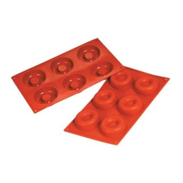 Форма кондитерская "Саварин" 18 ячеек d 40 мм, h 12 мм силикон (30*17,5 см) P.L.