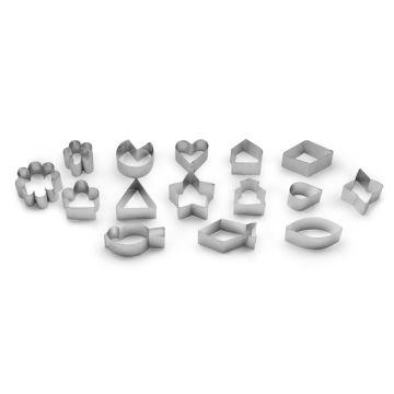 Набор выемок кондитерских больших 15 шт 20 мм