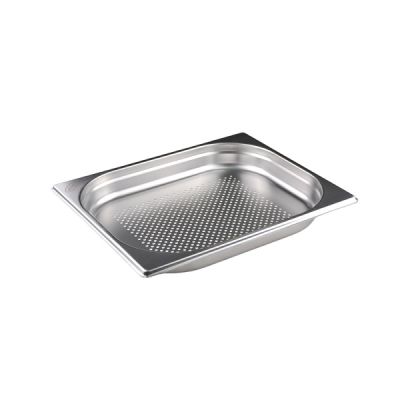 Гастроемкость 1/2 h= 40 мм. 325*265 мм. 2 л. нерж. перфорир. d=4 мм. МГ (MG) /1/6/12/