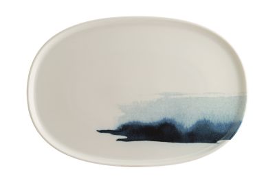 Блюдо овальное 340*230 мм. Блю Вэйв, форма Хюгге Bonna /1/6/534/ ВДОХНОВЕНИЕ