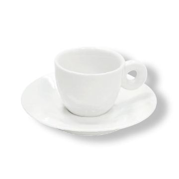 Кофейная пара 60 мл белая фарфор P.L. Proff Cuisine [1]