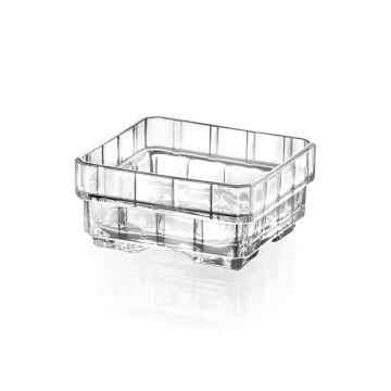 Соусник 120 мл 7,5*7 см h3,5 см хр. стекло прямоуг. Luxion Stack RCR Cristalleria [6]