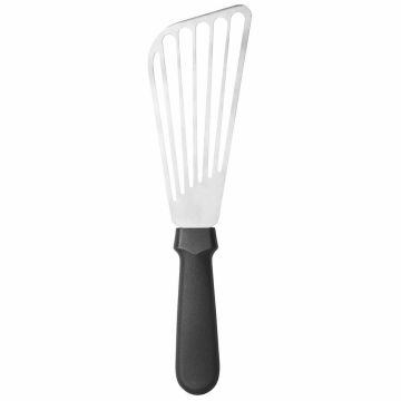 Лопатка 16,5*7,8 см перфорированная 29 см нерж. с пласт. ручкой P.L. Proff Cuisine Лопатка 16,5*7,8 см перфорированная 29 см нерж. с пласт. ручкой P.L. Proff Cuisine