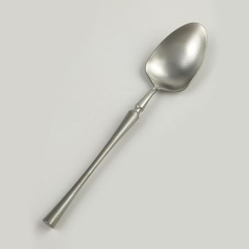 Ложка столовая 19,5 см матовая цвет серебро PVD 1920-Silvery P.L. [12]