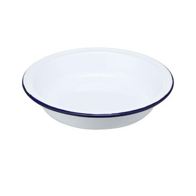 Салатник 1000 мл d 22 см h4,5 см Blue Rim эмалированая сталь SUNNEX [1]