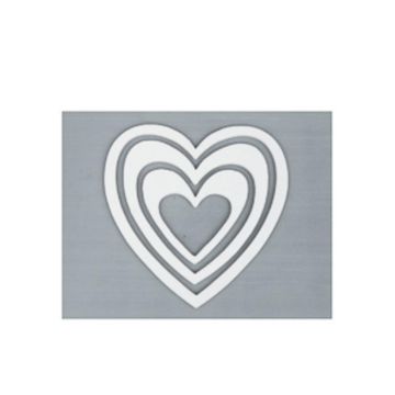 Рамка кондитерская "Сердце", 3 шт силикон P.L. Proff Cuisine