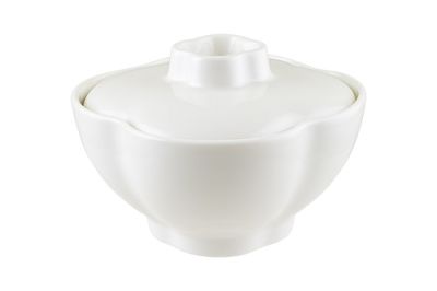 Салатник d=110 мм. 300 мл. h=60 мм. с крышкой Белый, форма Ист Bonna /1/12/1116/ ВДОХНОВЕНИЕ