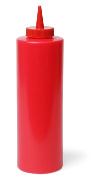 Ёмкость для специй/кетчупа 340 мл красная, полиэтилен Ёмкость для специй/кетчупа 340 мл красная, полиэтилен