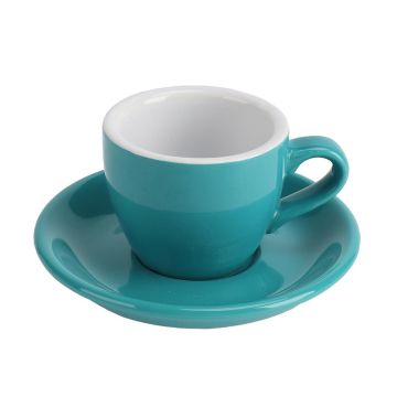 Кофейная пара 80 мл голубая d 6,5 см h5,5 см Barista (Бариста) P.L. Proff Cuisine [6]