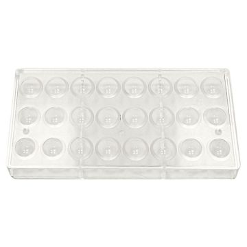 Форма для шоколада "Полусфера", 24 ячейки 24*12 мм, поликарбонат, P.L. Proff Cuisine