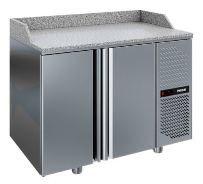 Стол охлаждаемый для пиццы POLAIR TM2GNpizza-G с гранитной столешницей