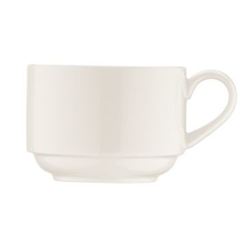 Чашка  80 мл. кофейная d=59 мм. h=48 мм. штабелир. Белый (блюдце 62704,52381), форма Банкет Bonna /1/6/