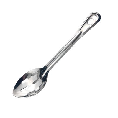 Ложка гарнирная 28,6 см., L ручки 19 см. овальная перфор. нерж. MGsteel /1/144/