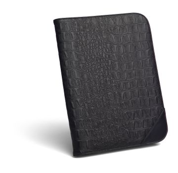 Папка для документов черная, кожезаменитель