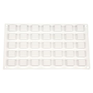 Форма кондитерская "Микро квадрат" 35 ячеек 23*23*10 мм силикон P.L.