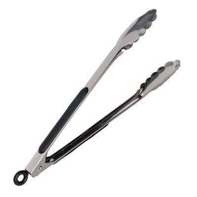 Щипцы универсальные 30 см. нерж. резин. вставки MGsteel /1/72/