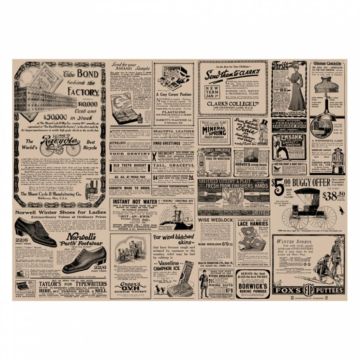 Подкладка сервировочная (плейсмет) "Газета", 31*43 см, бумага, 500 шт, Garcia de Pou