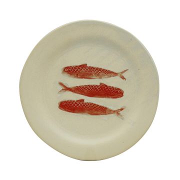 Тарелка d 27,3 см h2 см Red Fish Gray Frutti di Mare P.L. [6]