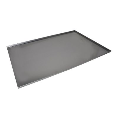 Противень 600*400 мм. h=1 см. (3 борта) нерж. 0,8мм МГ (MG) /1/