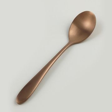 Ложка чайная 14,3 см матовая цвет светлая медь PVD Alessi-Copper P.L. [12]