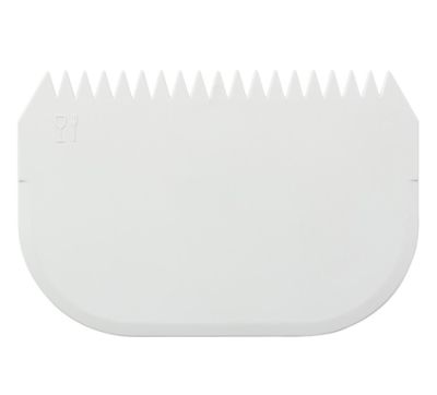 Скребок кондитерский 14,5*9,5 см. жесткий /1/